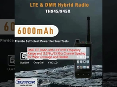 Radio DMR LTE dengan kisaran frekuensi UHF/VHF dan jarak saluran 12,5KHz/25KHz untuk cakupan luas dan fleksibel