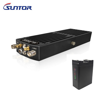 15-20KM 1.4GHz OFDM Drone Pemancar Dan Penerima Video UAV Wireless DC 9 ~ 13V