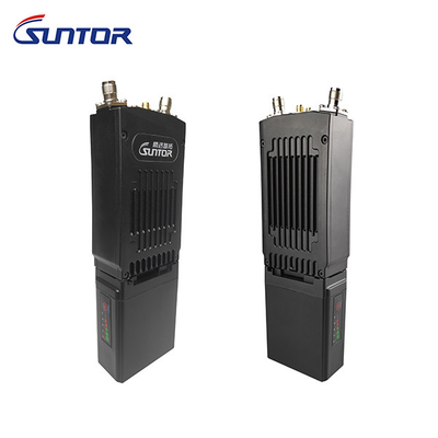 MH33 Centerless 1.4GHz IP Mesh Network MANET Radio 64 Node Dengan Baterai
