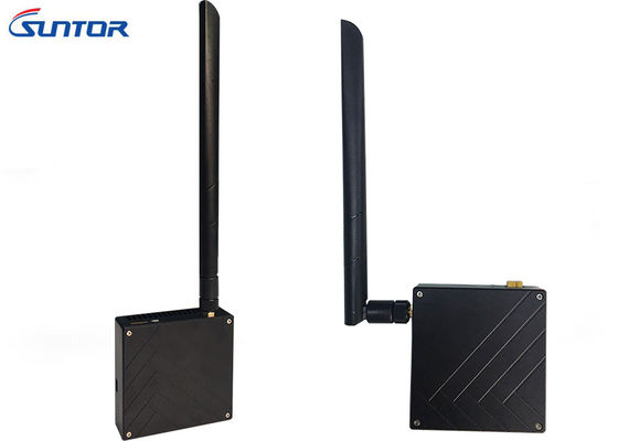 C50HPT 50km FPV Video Transmitter Mini COFDM Wireless Video Sender Untuk Drone / Helikopter